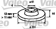Brake Disc (186232)