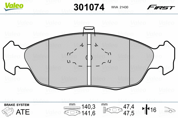 Brake Pad Set, disc brake