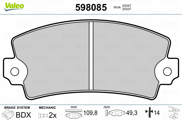 Brake Pad Set, disc brake