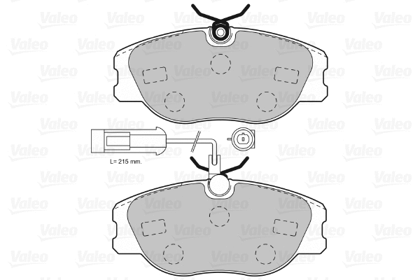 Brake Pad Set, disc brake (598985)