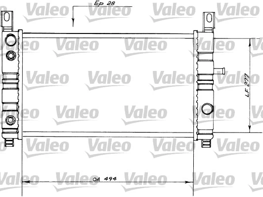Radiator, engine cooling (730559)