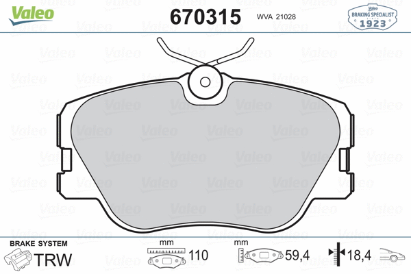 Brake Pad Set, disc brake