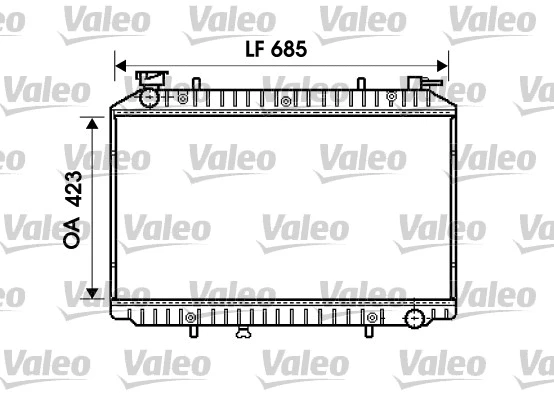 Radiator, engine cooling (732484)