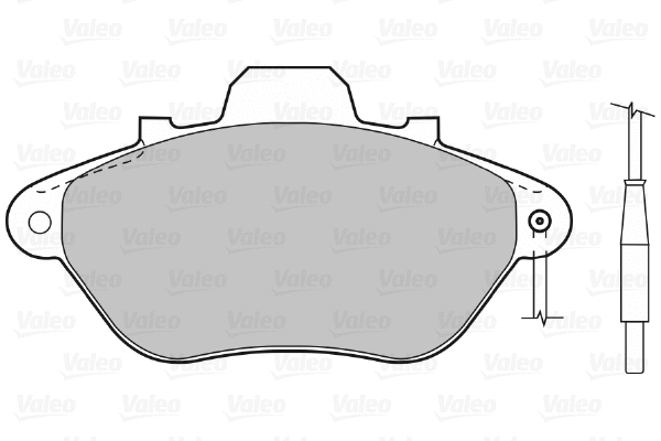 Brake Pad Set, disc brake (598294)