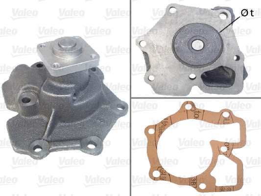 Water Pump, engine cooling (506155)