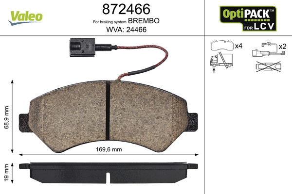 Brake Pad Set, disc brake