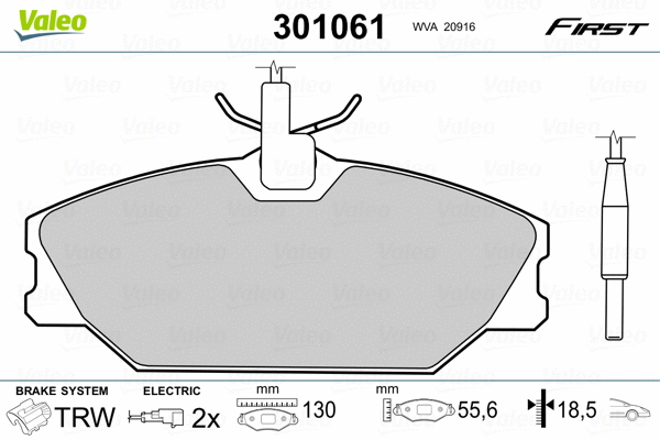 Brake Pad Set, disc brake