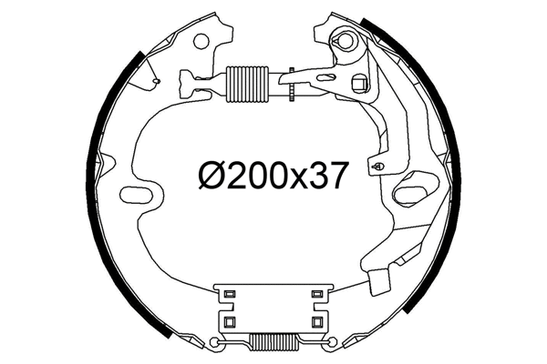 Brake Shoe Set (554928)