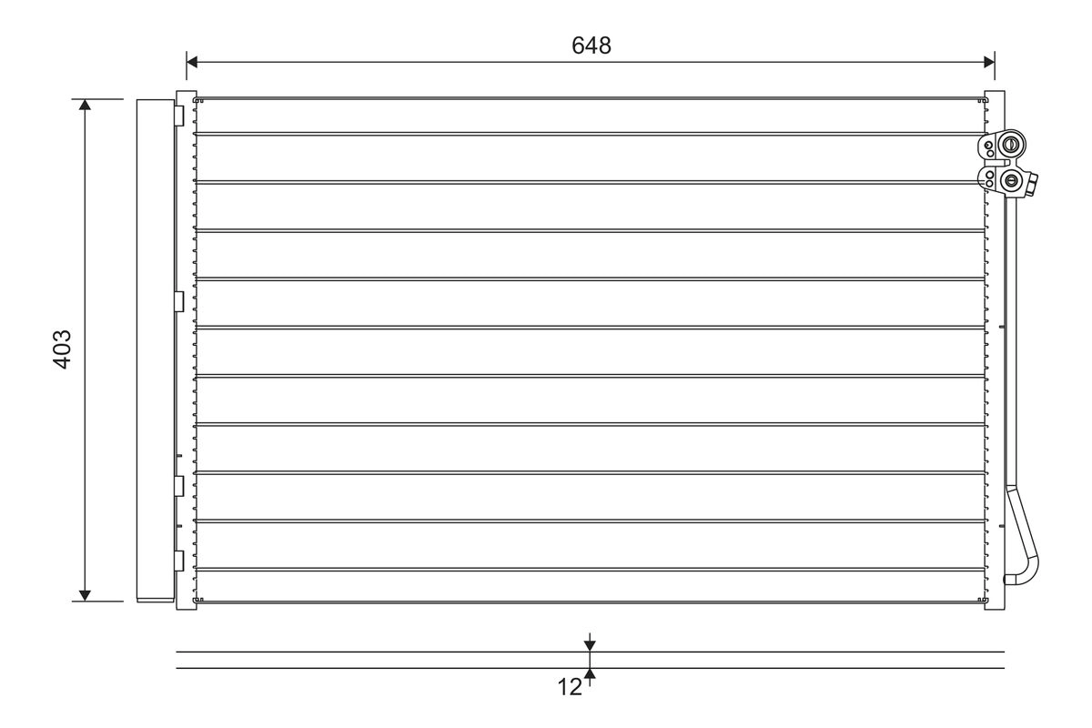 Condenser, air conditioning (822747)