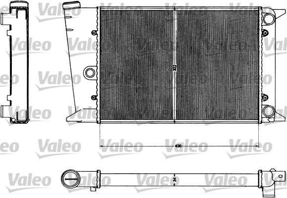 Radiator, engine cooling (883433)