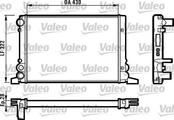 Radiator, engine cooling (819259)