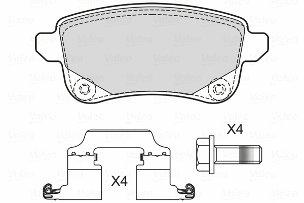 Brake Pad Set, disc brake (601706)