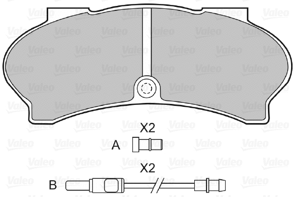 Brake Pad Set, disc brake (598593)