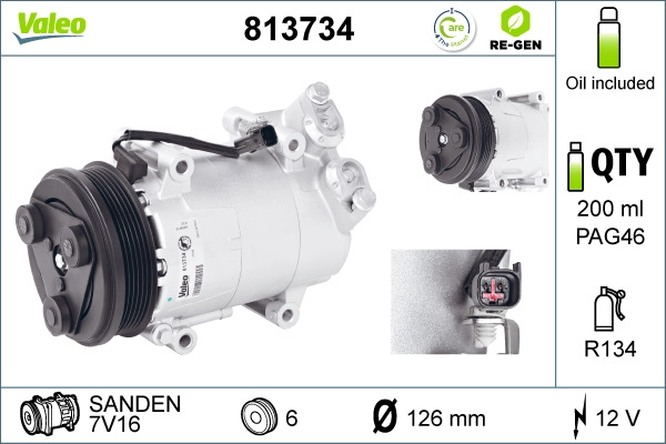 Compressor, air conditioning (813734)