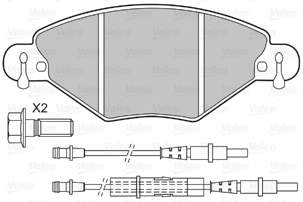 Brake Pad Set, disc brake (598419)