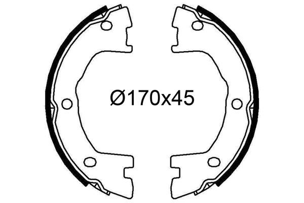 Brake Shoe Set (564240)