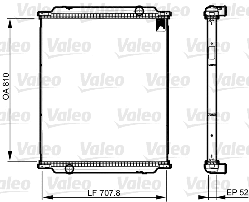 Core, radiator (733516)