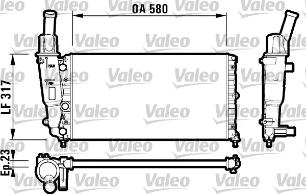 Radiator, engine cooling (732705)