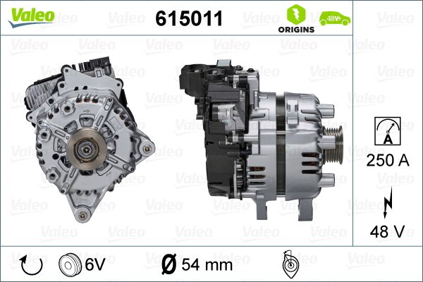 Alternator, starter