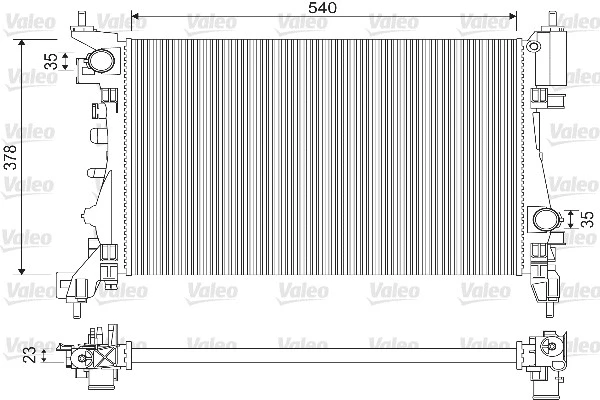 Radiator, engine cooling (733114)