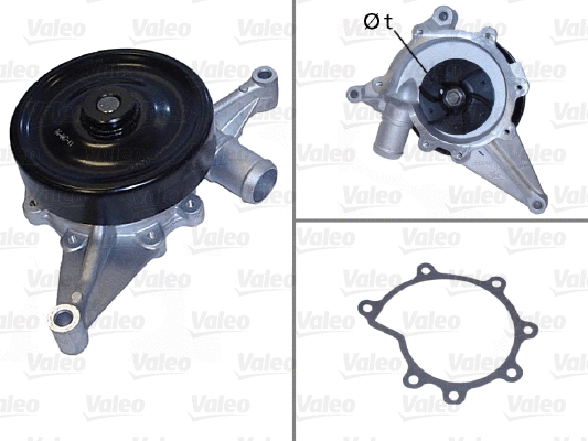 Water Pump, engine cooling (506820)