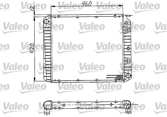 Radiator, engine cooling (810969)
