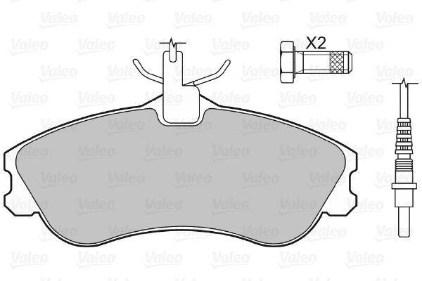 Brake Pad Set, disc brake (598398)