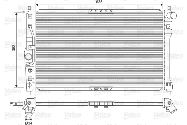Radiator, engine cooling (734249)