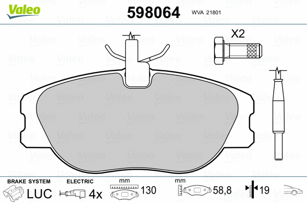 Brake Pad Set, disc brake