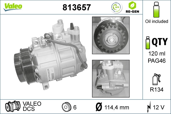 Compressor, air conditioning (813657)
