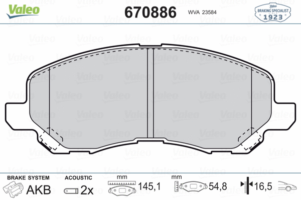 Brake Pad Set, disc brake