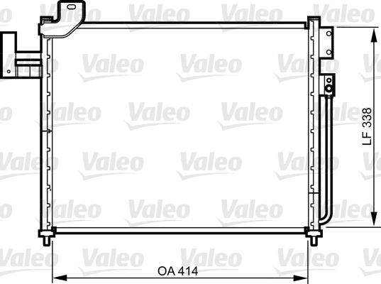 Condenser, air conditioning (814316)