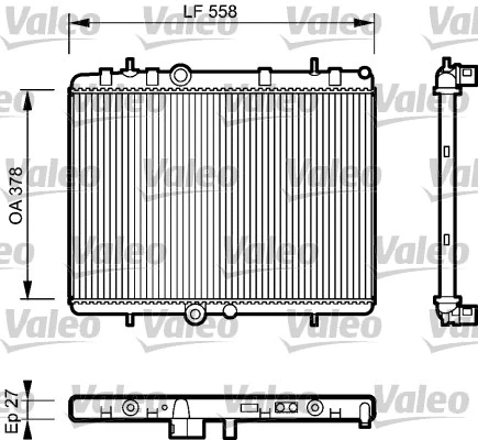 Radiator, engine cooling (735092)