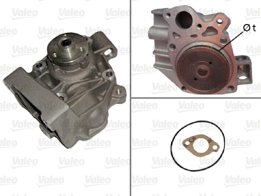 Water Pump, engine cooling (506474)