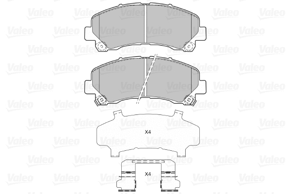 Brake Pad Set, disc brake (601332)
