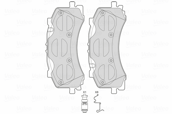 Brake Pad Set, disc brake (601754)