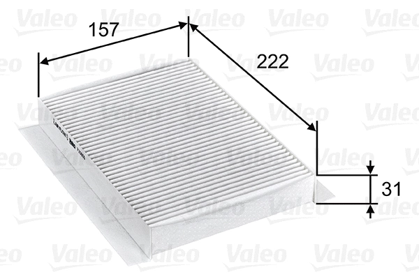 Filter, cabin air (715809)