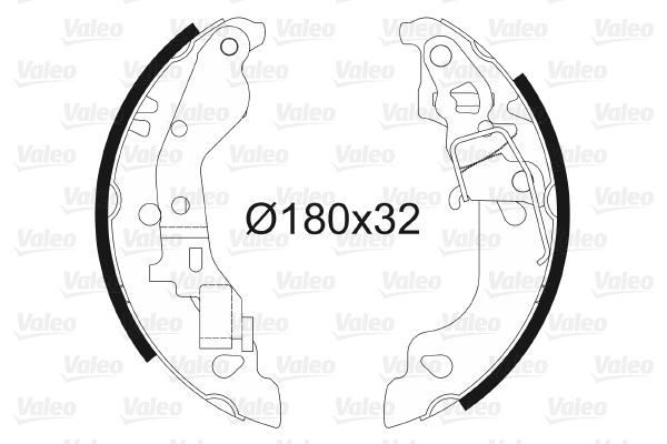 Brake Shoe Set (562990)