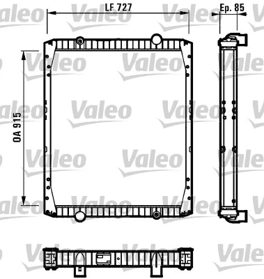 Radiator, engine cooling (732337)