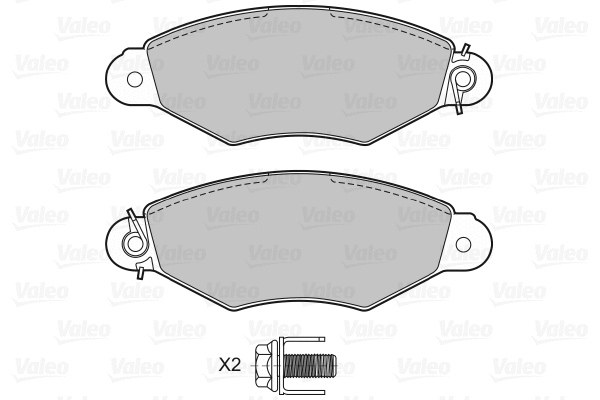 Brake Pad Set, disc brake (601433)