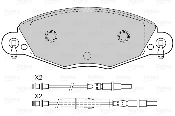 Brake Pad Set, disc brake (670416)