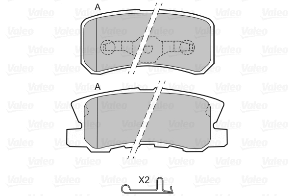 Brake Pad Set, disc brake (598520)