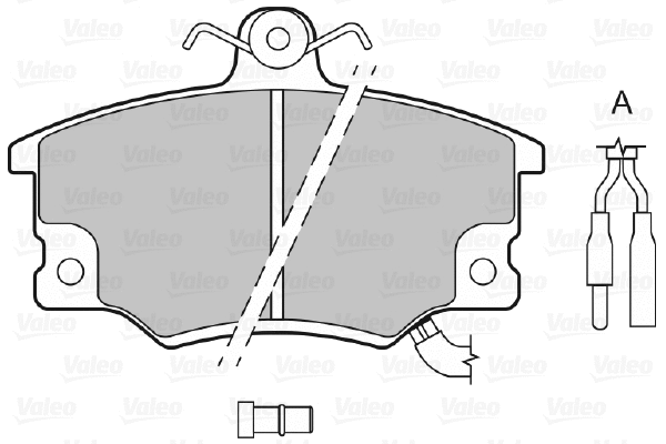 Brake Pad Set, disc brake (598133)