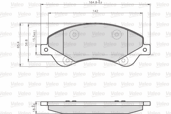 Brake Pad Set, disc brake (872818)