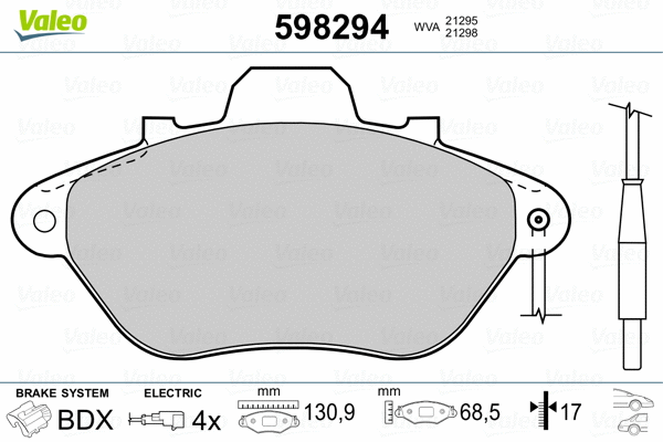 Brake Pad Set, disc brake