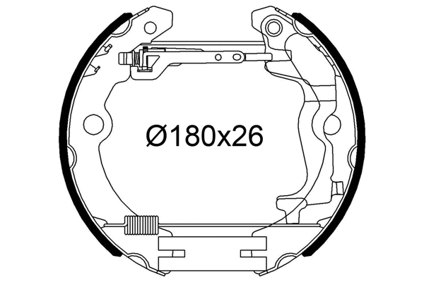 Brake Shoe Set (554963)