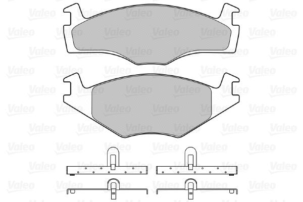 Brake Pad Set, disc brake (598128)