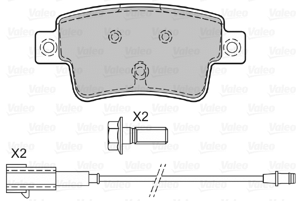 Brake Pad Set, disc brake (601063)