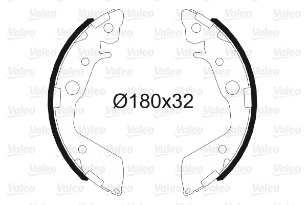 Brake Shoe Set (564089)
