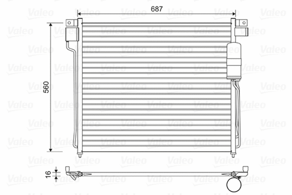Condenser, air conditioning (814483)